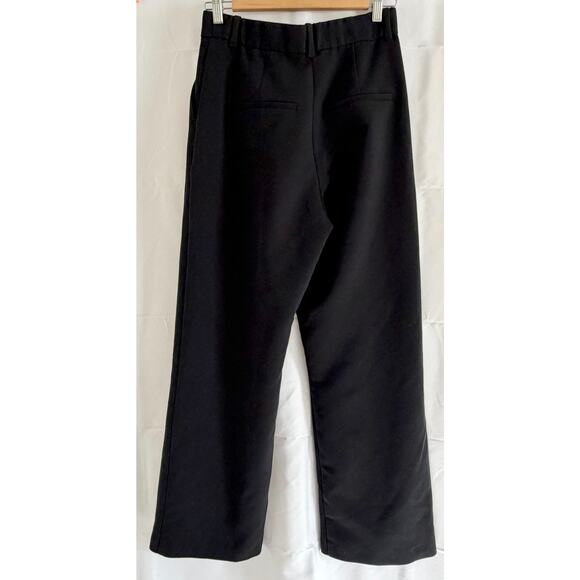 Abercrombie & Fitch Curve Love A&F Sloane Tailored Wide Leg Pant in Black sz, 27 - Picture 4 of 9
